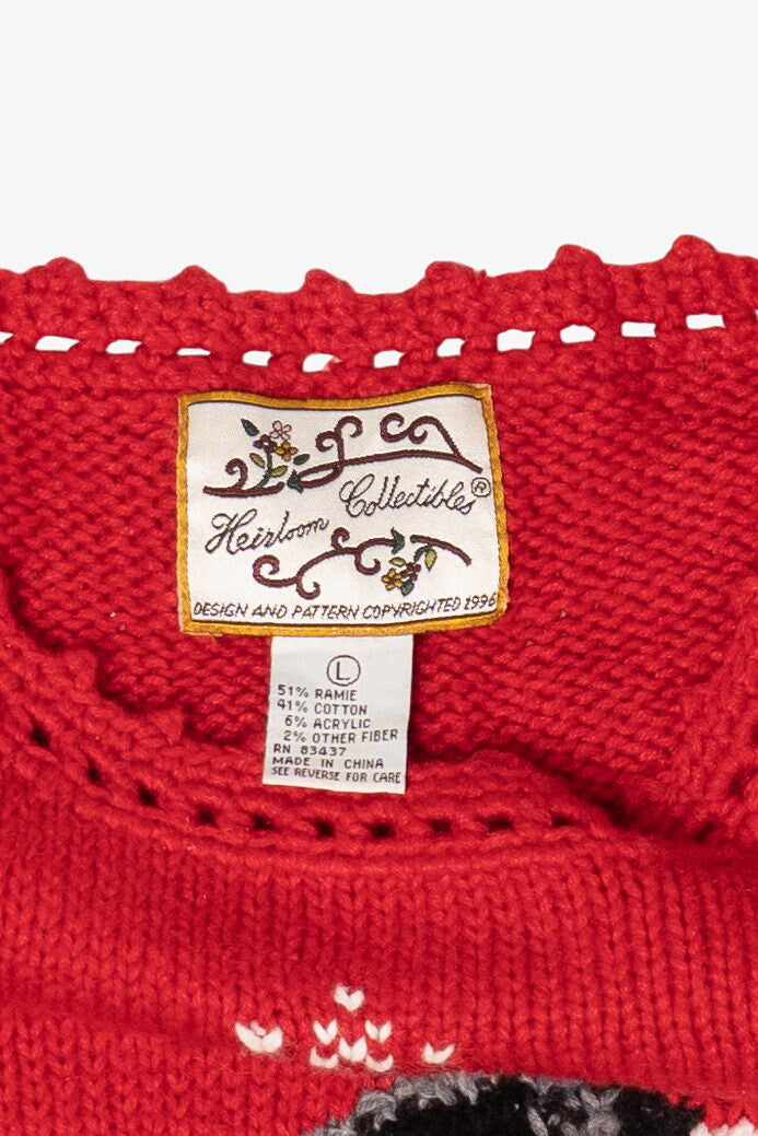 Vintage Panda Bears Ugly Christmas Pullover (1990s)