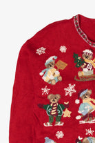 Vintage Tiara Bears Ugly Christmas Sweater (1990s)