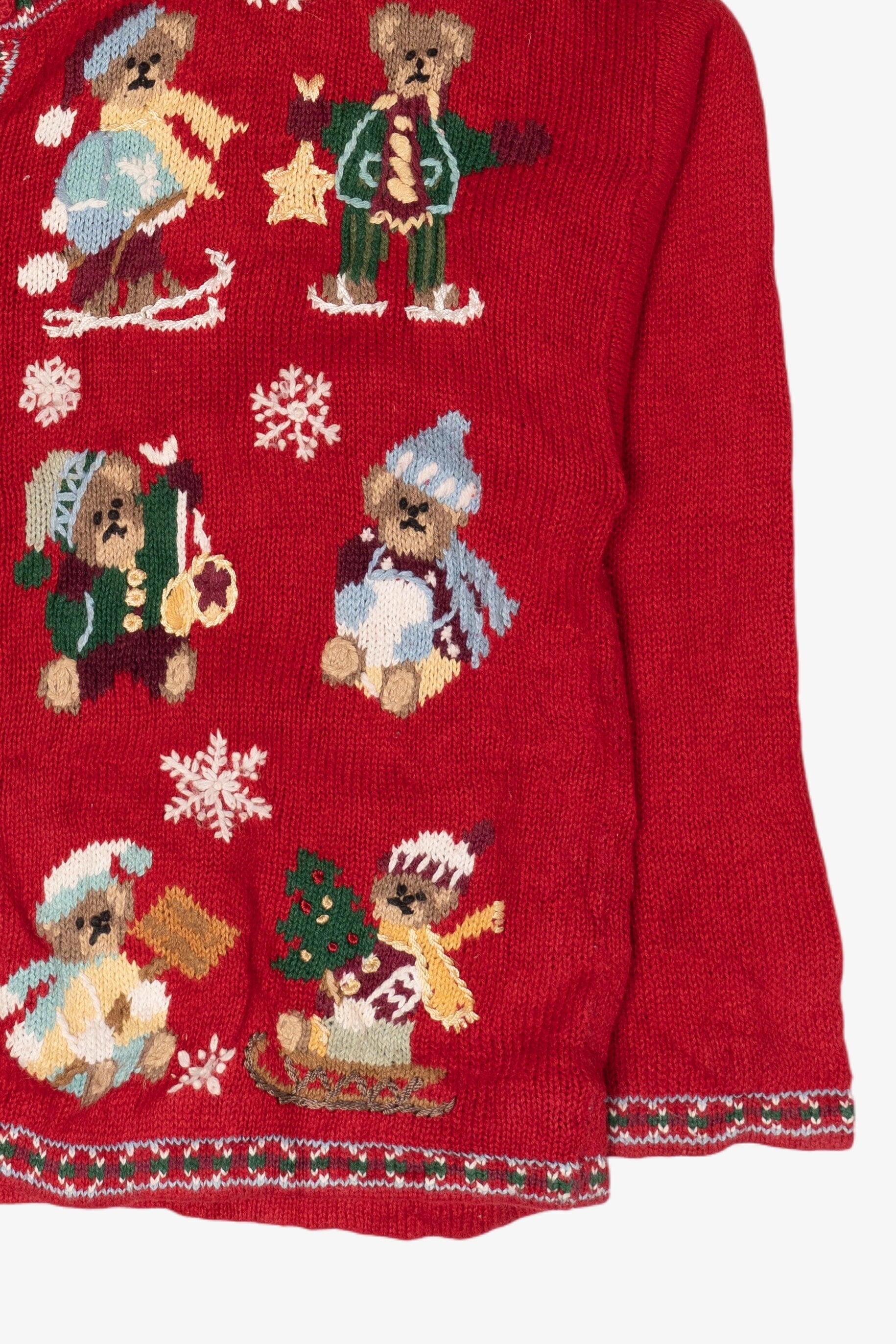 Vintage Tiara Bears Ugly Christmas Sweater (1990s)