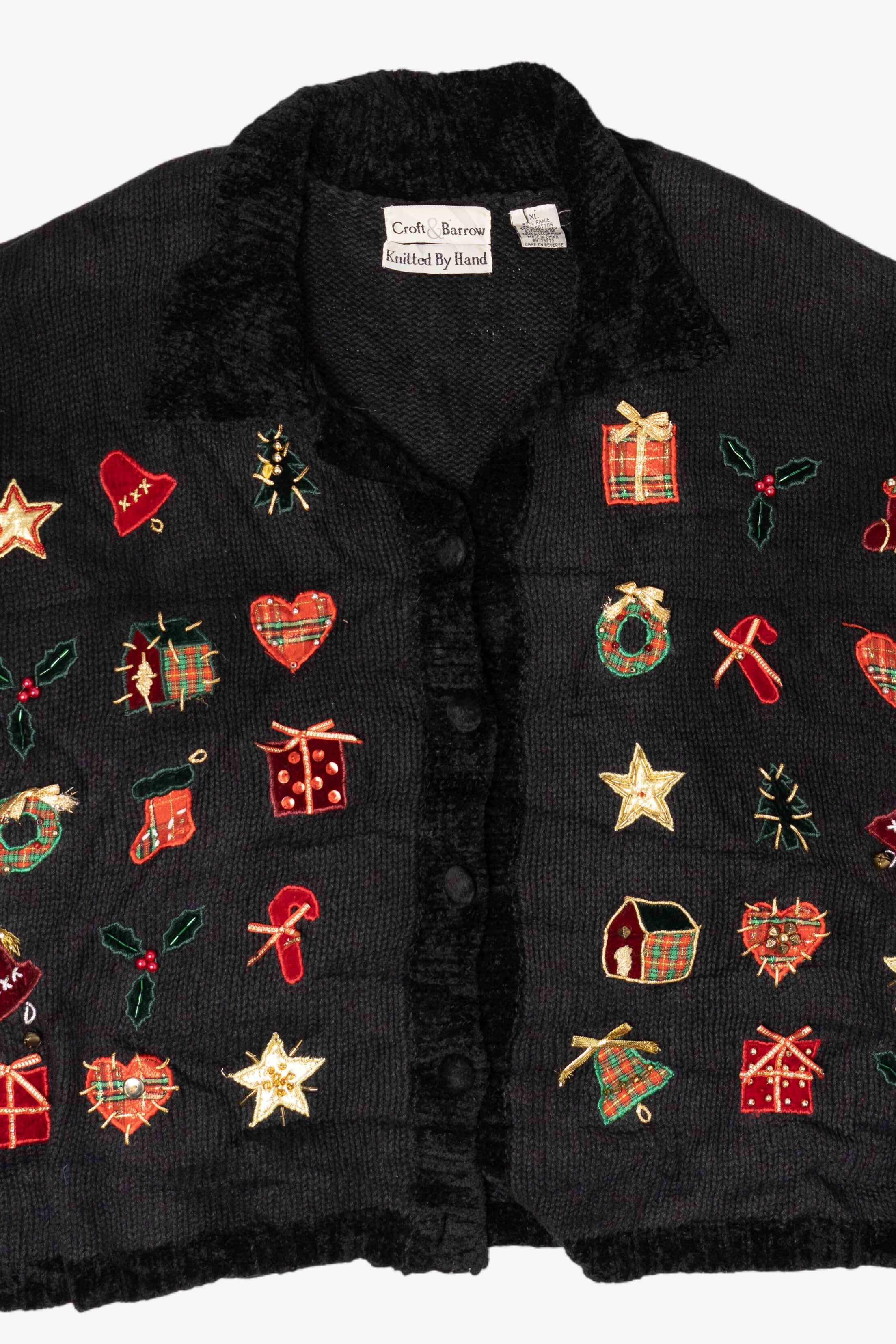 Vintage Croft & Barrow Ugly Christmas Sweater (1990s)