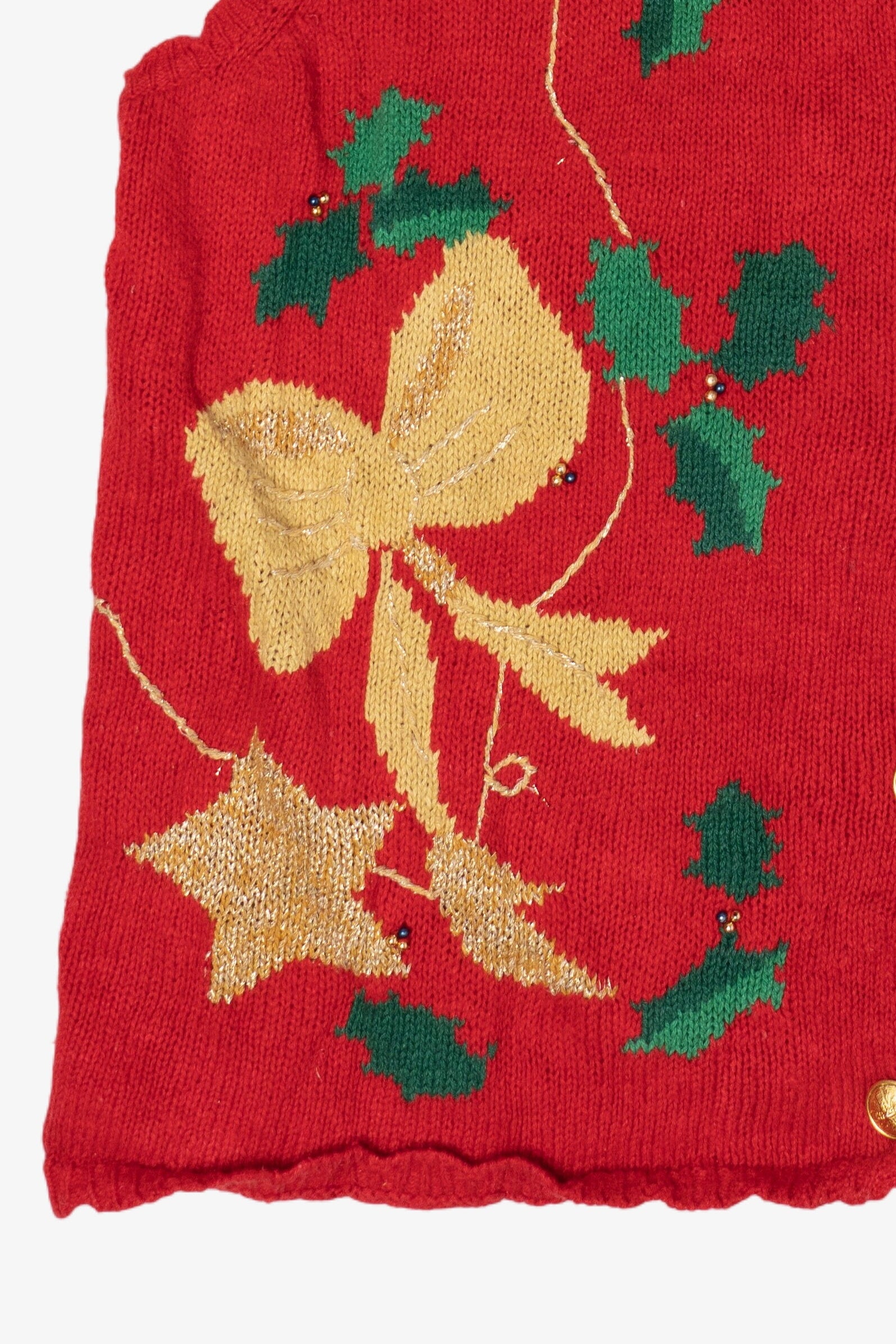 Vintage Panther Ugly Christmas Vest (1990s)