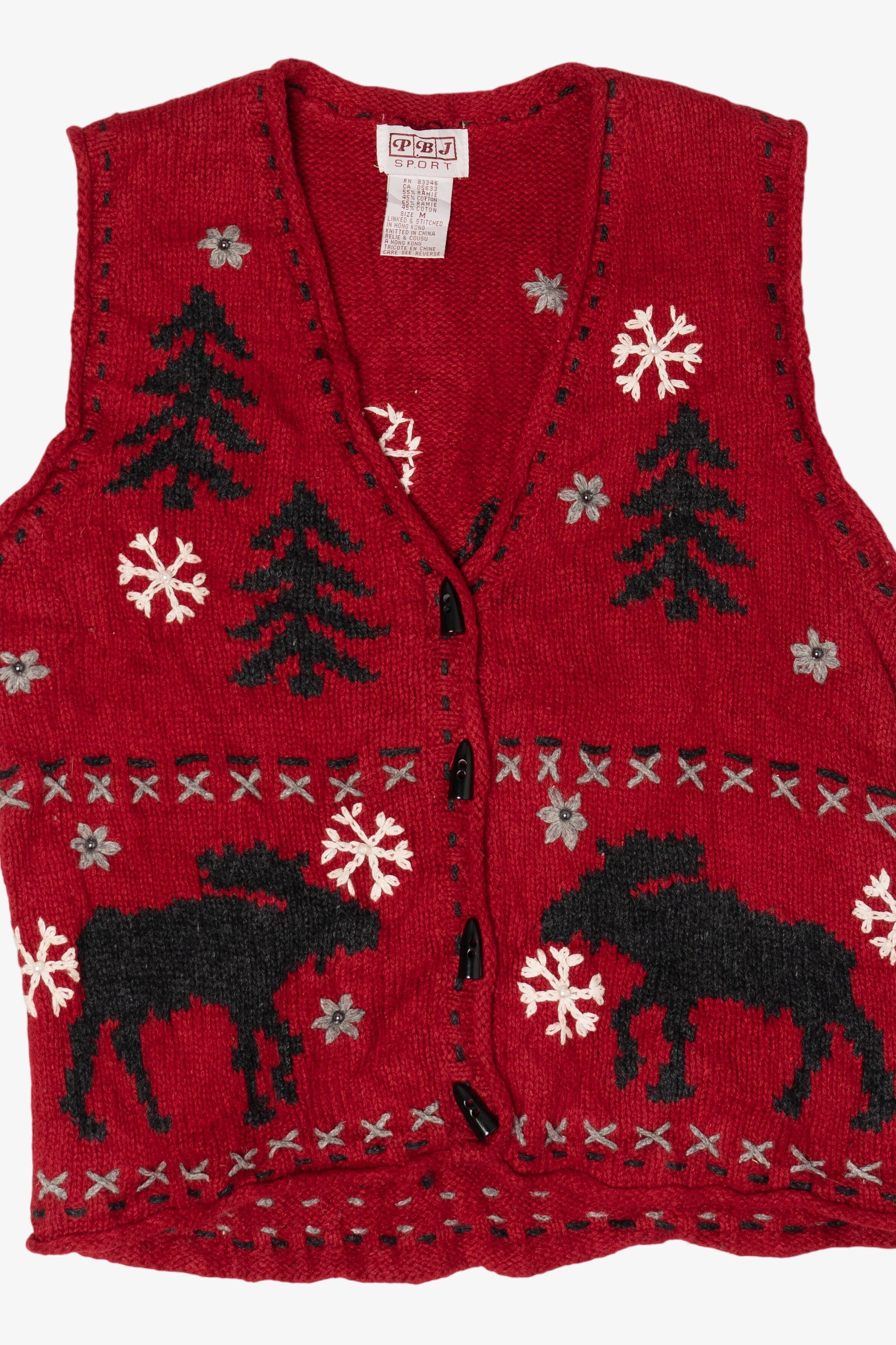 Vintage PBJ Sport Ugly Christmas Vest (2000s)