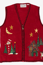 Vintage Sharon Young Ugly Christmas Vest (2000s)
