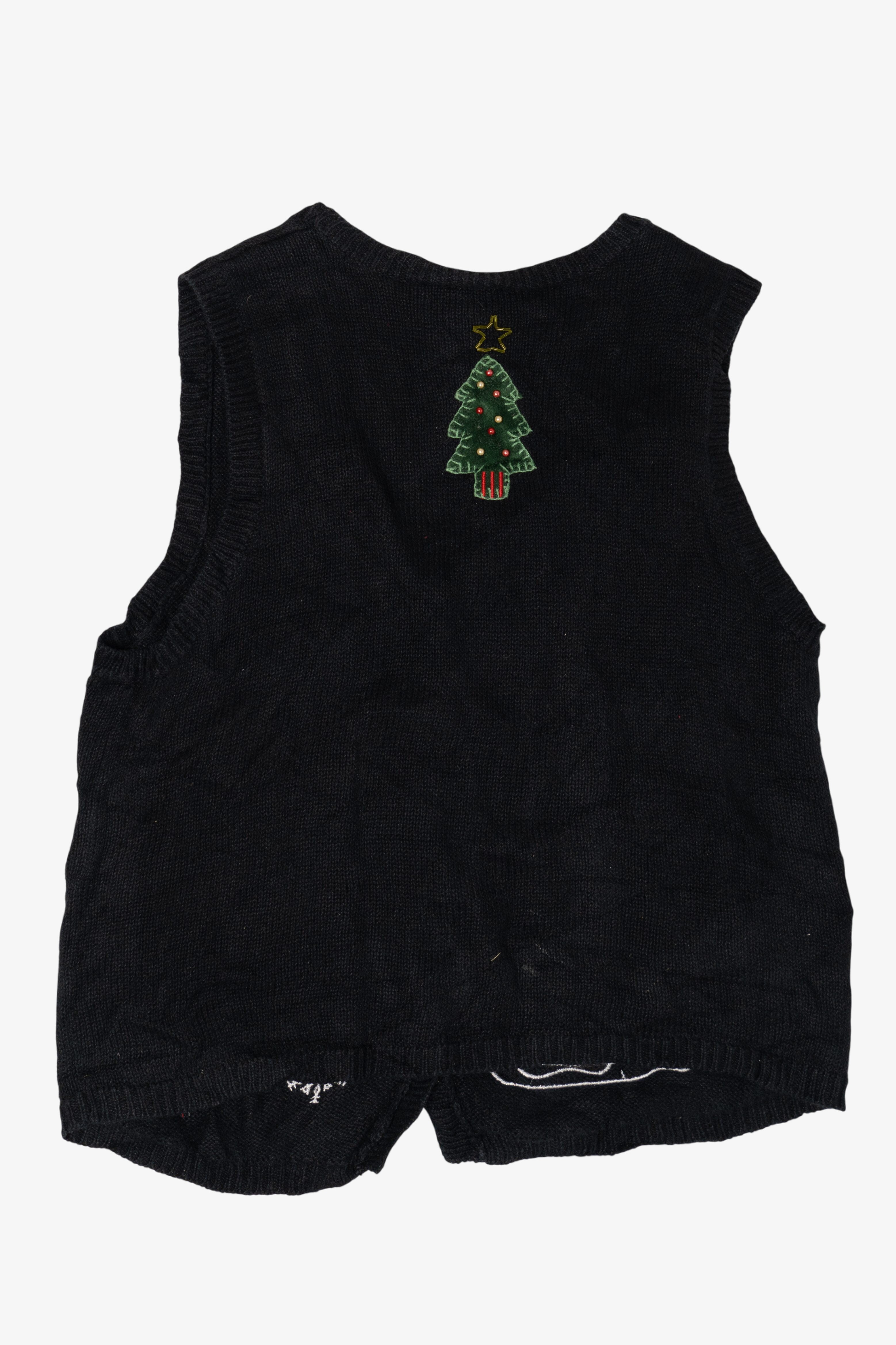 Vintage Snowmen Ugly Christmas Vest (1990s)