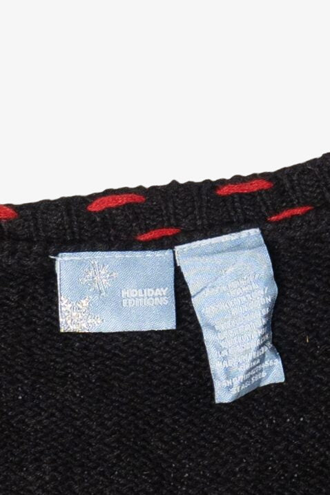 Vintage Snowmen Skiing Ugly Christmas Vest (1990s)