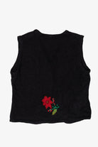 Vintage Ambra Poinsettias Ugly Christmas Sweater (1990s)