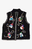 Vintage Studio Joy Snowmen Ugly Christmas Sweater (1990s)