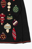 Vintage Heirloom Collectible Ornaments Ugly Christmas Cardigan (2000s)