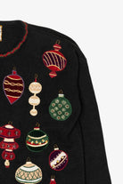 Vintage Heirloom Collectible Ornaments Ugly Christmas Cardigan (2000s)