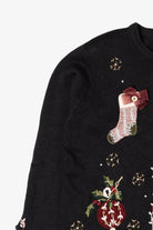 Vintage Victoria Jones Ugly Christmas Cardigan (1990s)