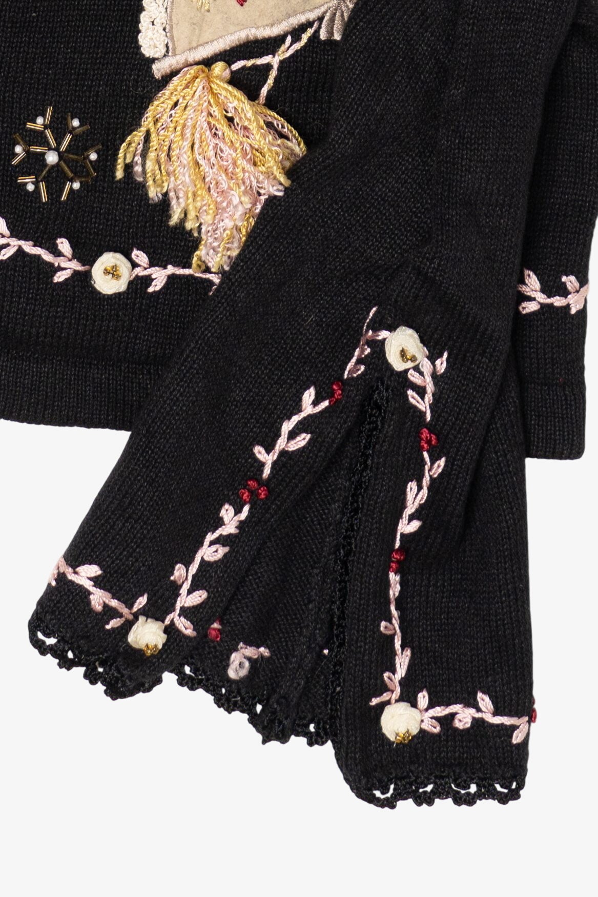 Vintage Victoria Jones Ugly Christmas Cardigan (1990s)