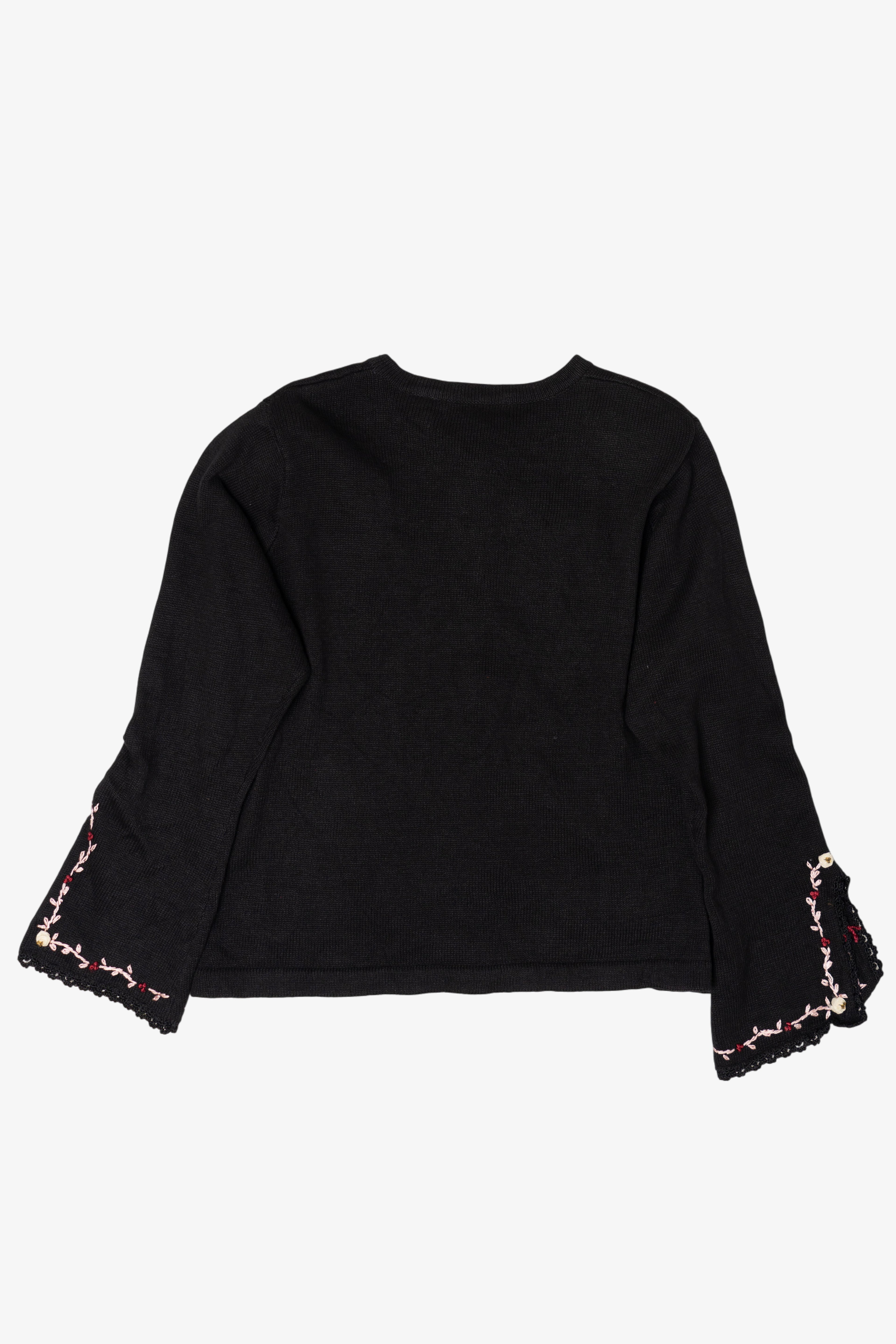 Vintage Victoria Jones Ugly Christmas Cardigan (1990s)