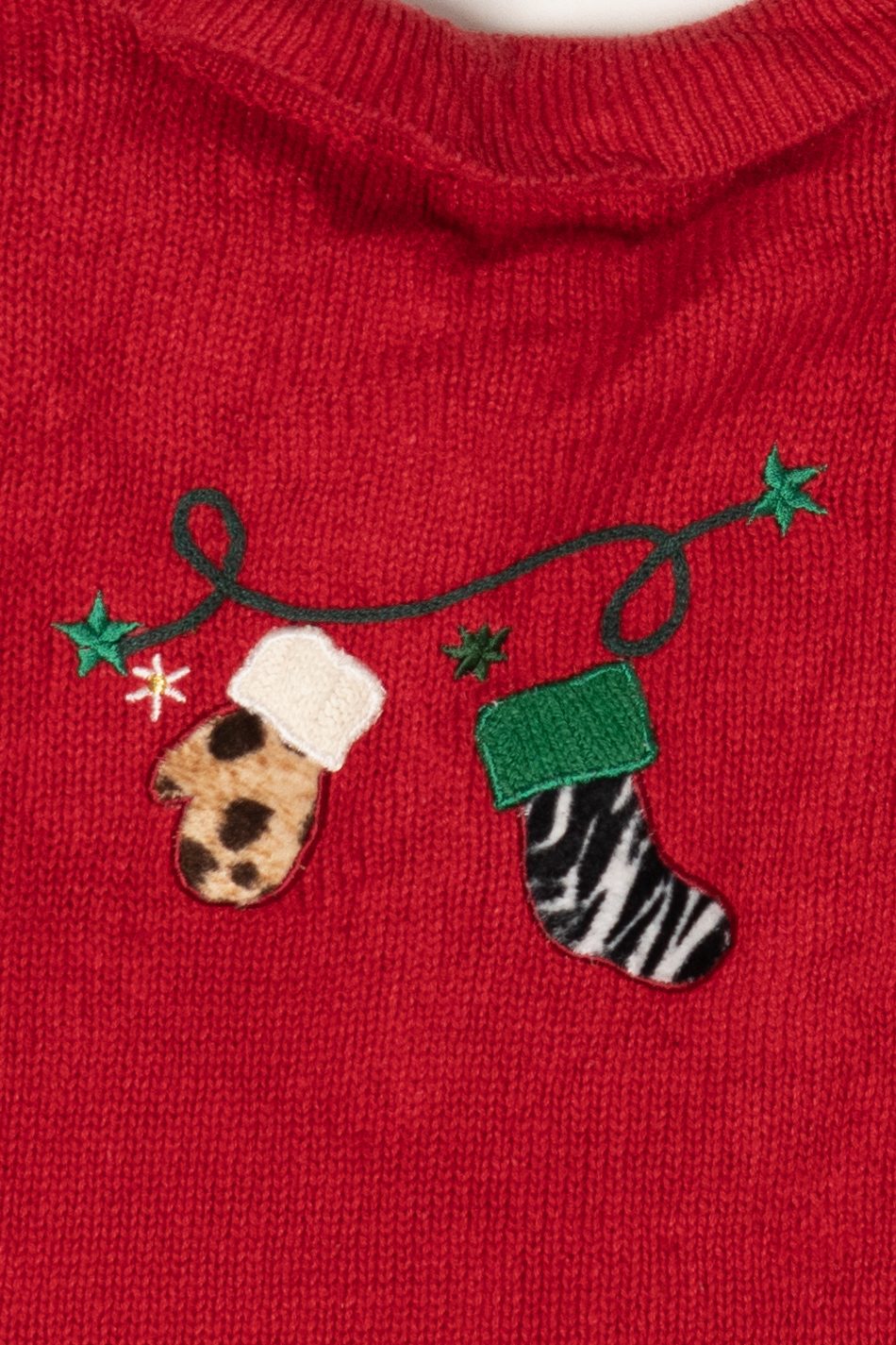 Vintage Designer Studio Originals Stockings Ugly Christmas Cardigan (2000s)