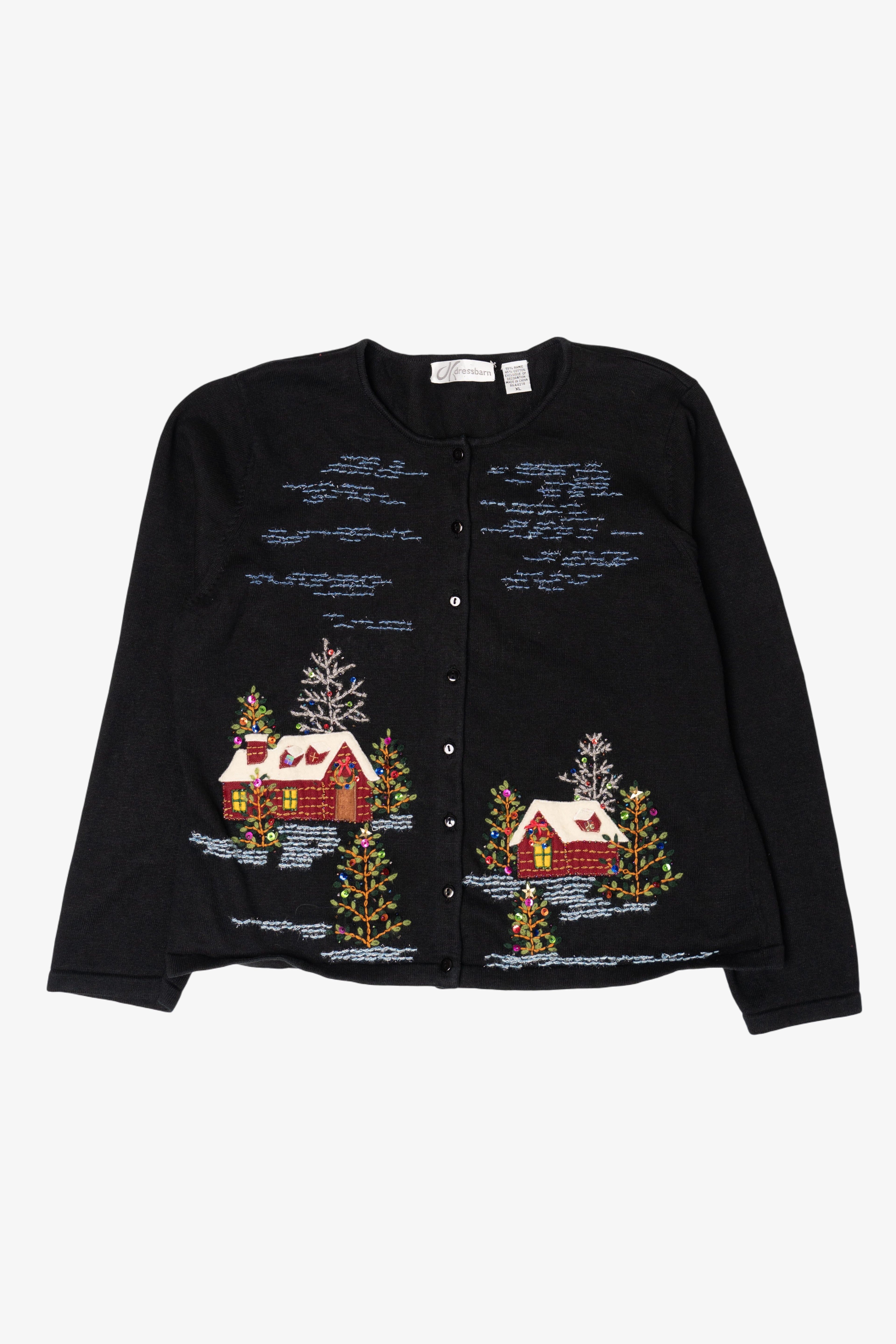 Vintage Dress Barn Ugly Christmas Cardigan (2000s)