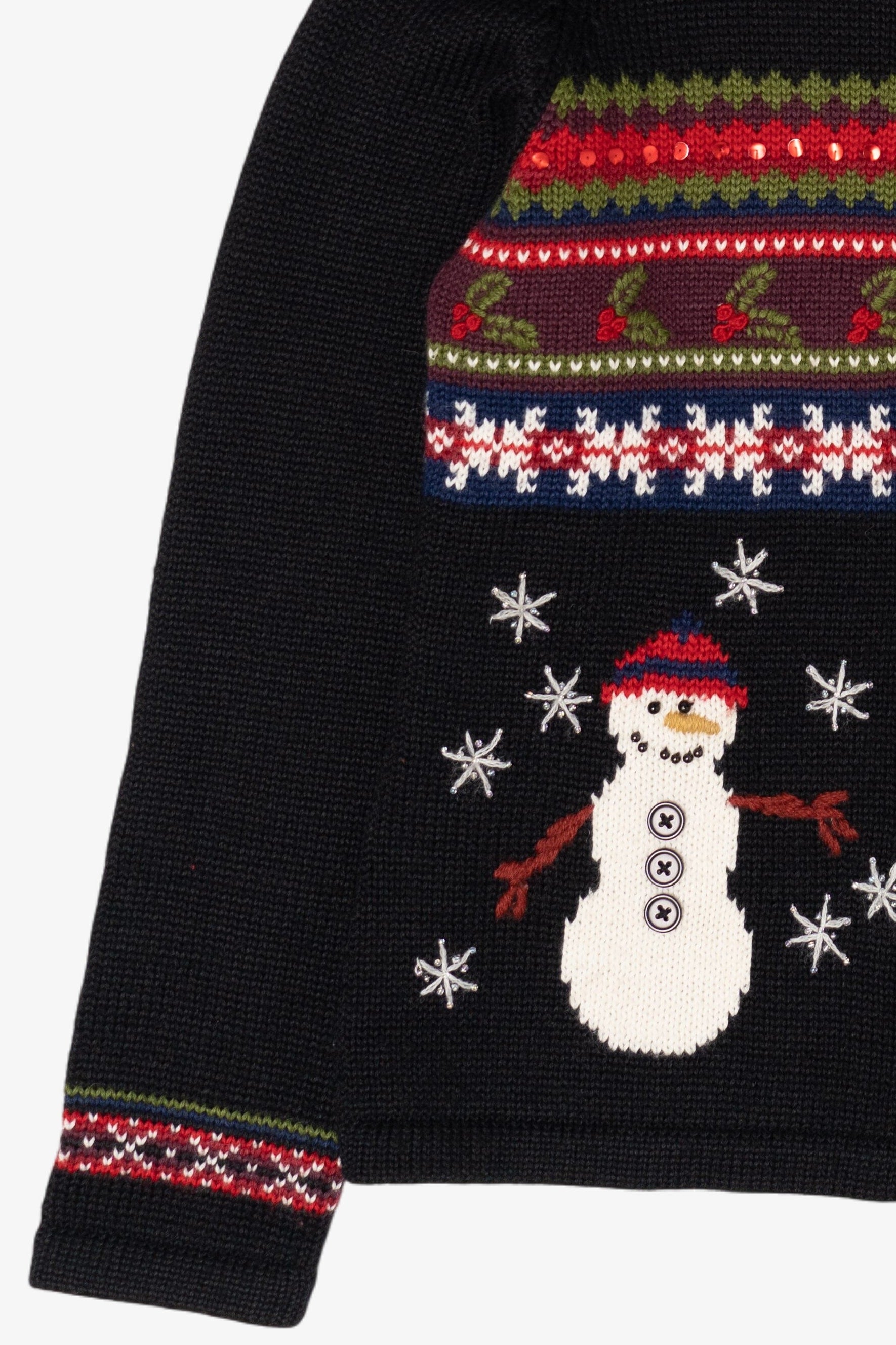 Vintage Petite Sophisticate Ugly Christmas Cardigan (2000s)