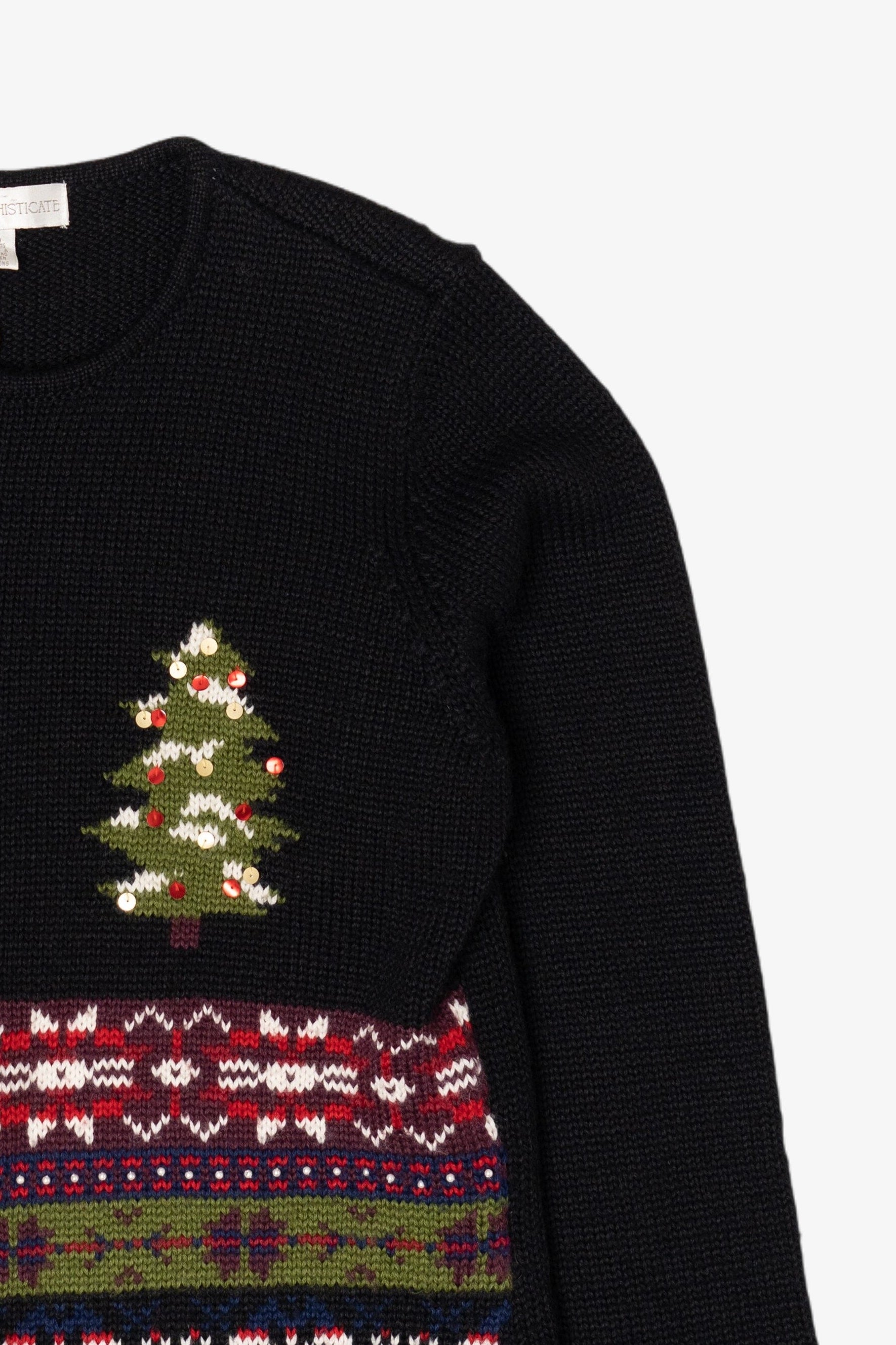Vintage Petite Sophisticate Ugly Christmas Cardigan (2000s)