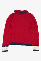 Vintage Sarah Bentley Snowmen Ugly Christmas Cardigan (1990s)