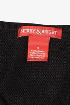 Vintage Cowboy Santa Ugly Christmas Cardigan (2000s)