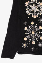 Vintage Snowflakes Ugly Christmas Cardigan (2000s)