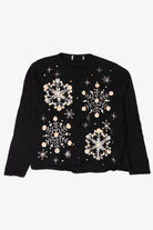 Vintage Snowflakes Ugly Christmas Cardigan (2000s)