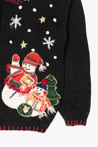 Vintage Heirloom Collectibles Snowmen Ugly Christmas Cardigan (2000s)