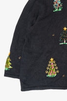 Vintage Crystal Kole Trees Ugly Christmas Cardigan (2000s)