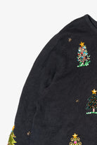 Vintage Crystal Kole Trees Ugly Christmas Cardigan (2000s)