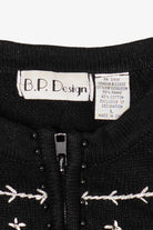 Vintage B.P Design Snowmen Ugly Christmas Cardigan (2000s)