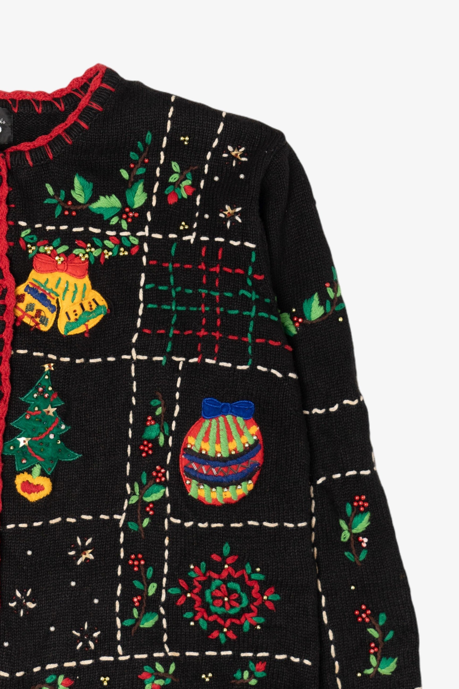 Vintage Designers Originals Studio Ugly Christmas Cardigan (2000s)