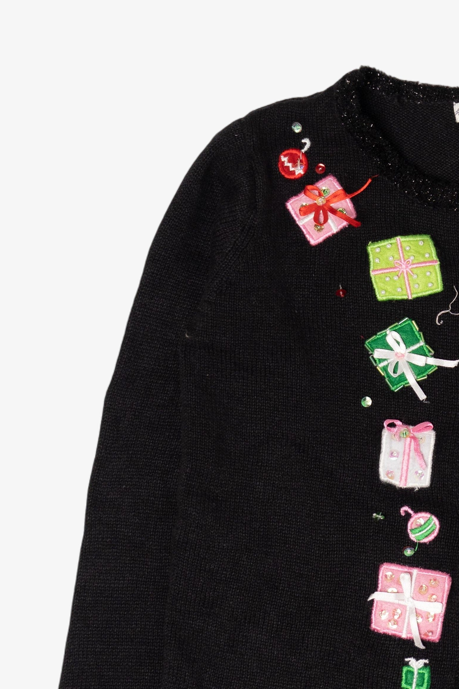 Vintage Carly St. Claire Presents Ugly Christmas Cardigan (1990s)