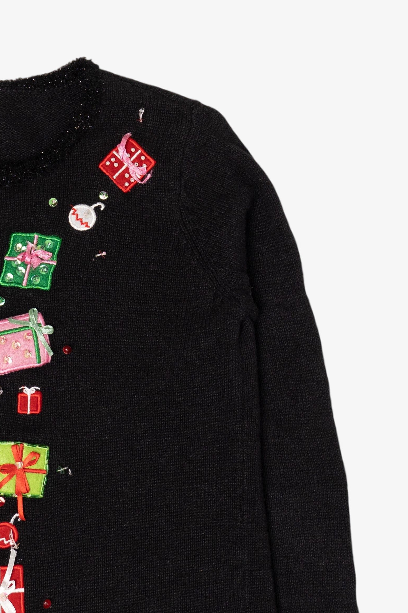 Vintage Carly St. Claire Presents Ugly Christmas Cardigan (1990s)