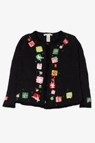 Vintage Carly St. Claire Presents Ugly Christmas Cardigan (1990s)