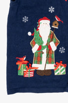 Vintage Santa And Birds Ugly Christmas Sweater (2000s)
