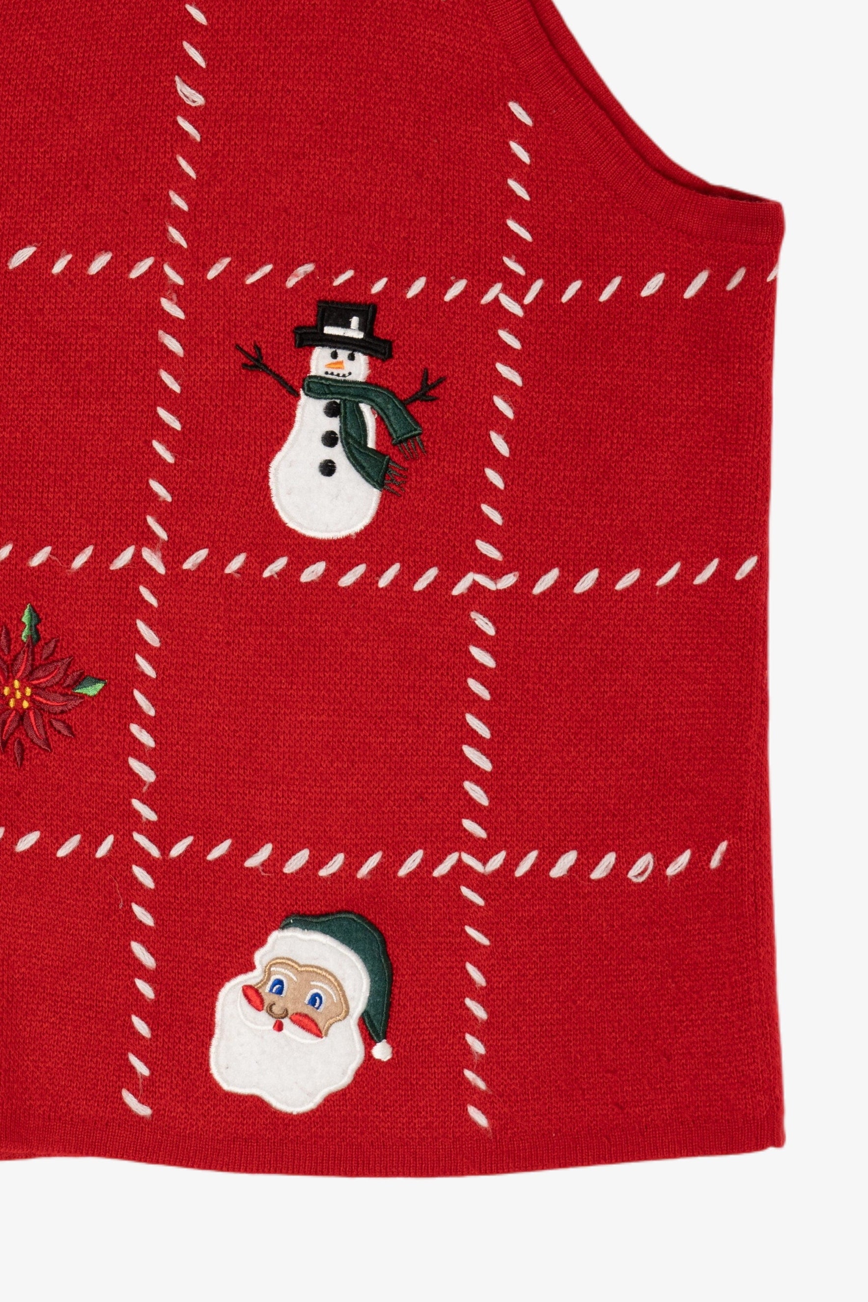 Vintage Croft & Barrow Squares Ugly Christmas Vest (2000s)
