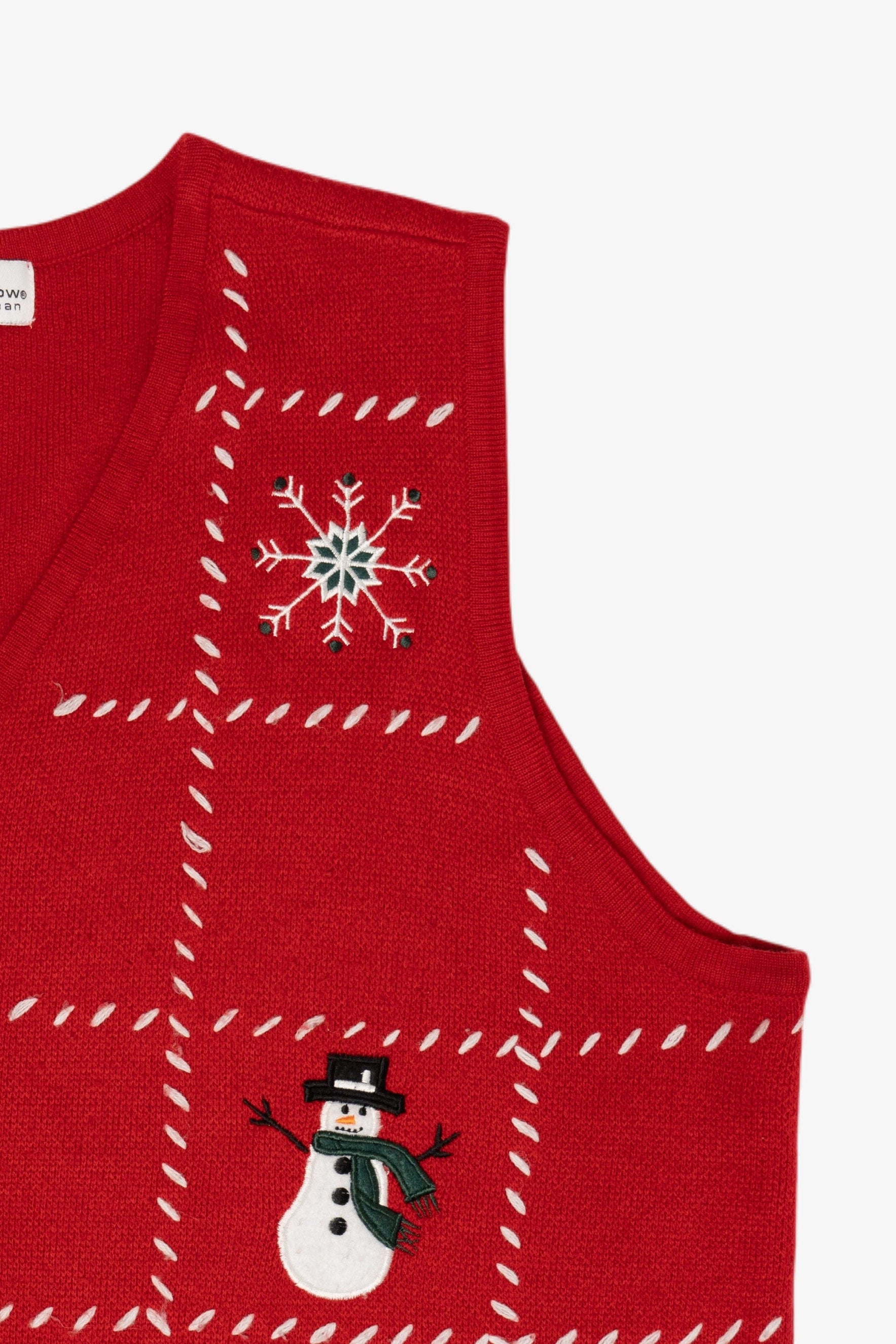 Vintage Croft & Barrow Squares Ugly Christmas Vest (2000s)