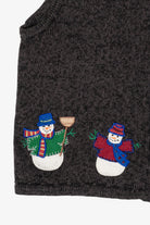 Vintage Designers Studio Originals Snowmen Ugly Christmas Vest (2000s)