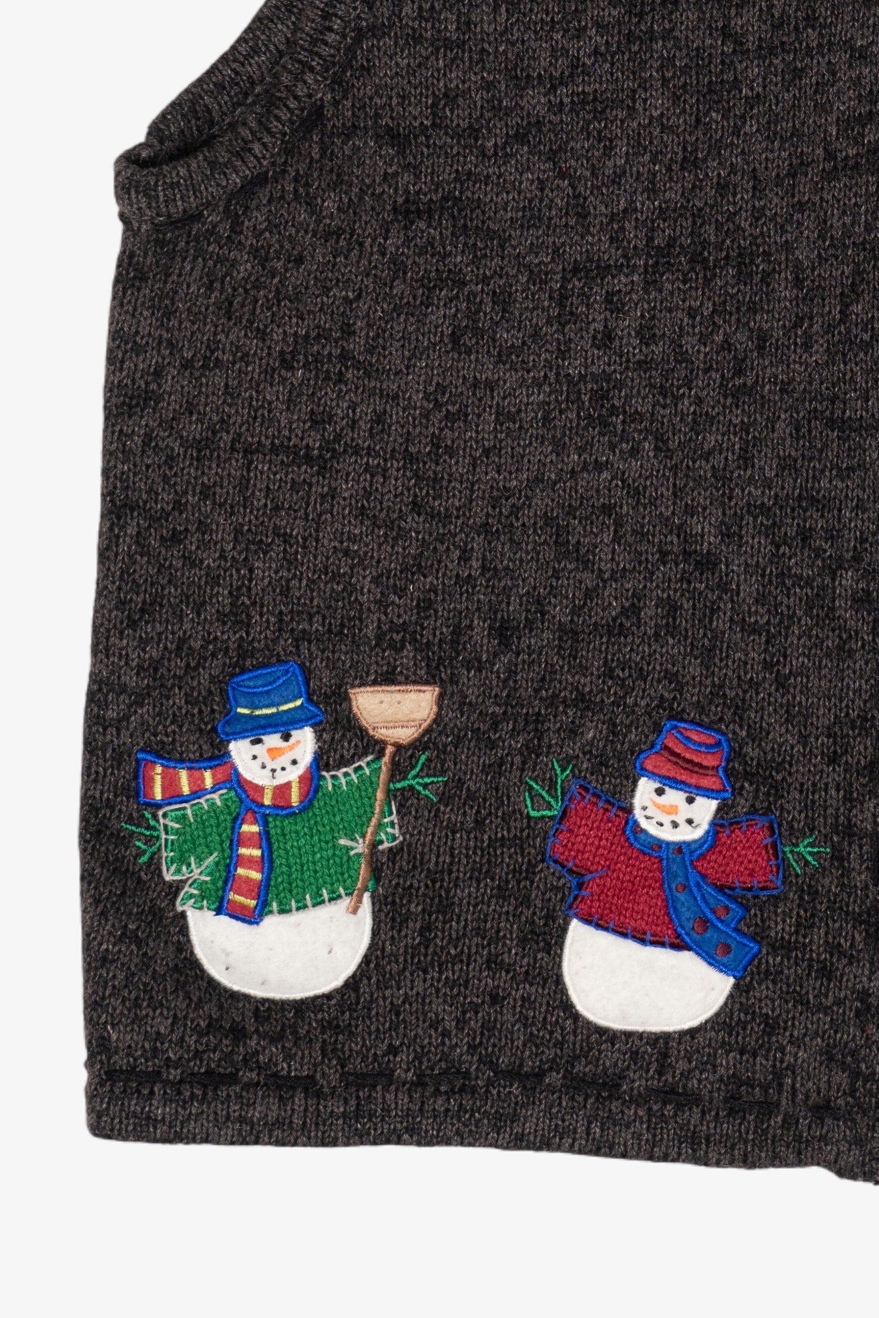 Vintage Designers Studio Originals Snowmen Ugly Christmas Vest (2000s)