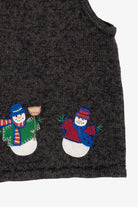 Vintage Designers Studio Originals Snowmen Ugly Christmas Vest (2000s)