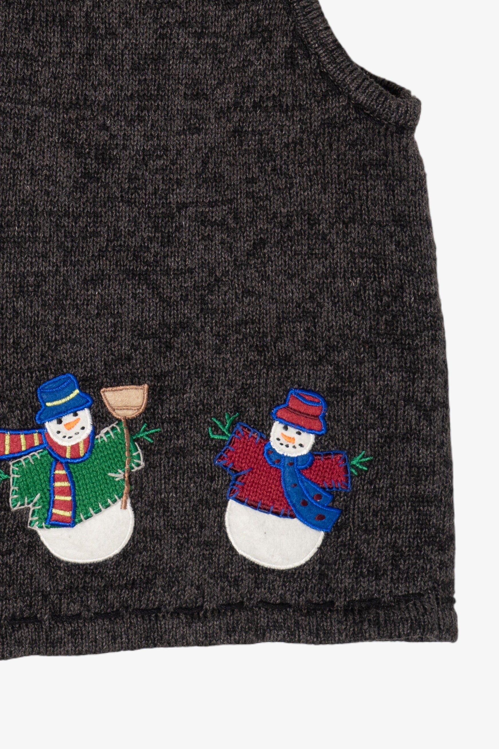 Vintage Designers Studio Originals Snowmen Ugly Christmas Vest (2000s)