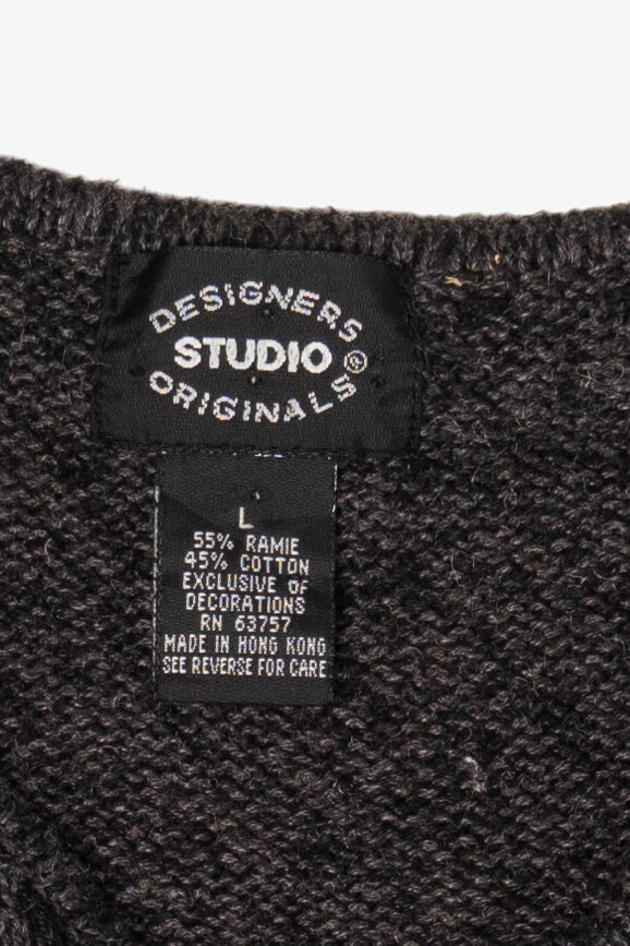 Vintage Designers Studio Originals Snowmen Ugly Christmas Vest (2000s)