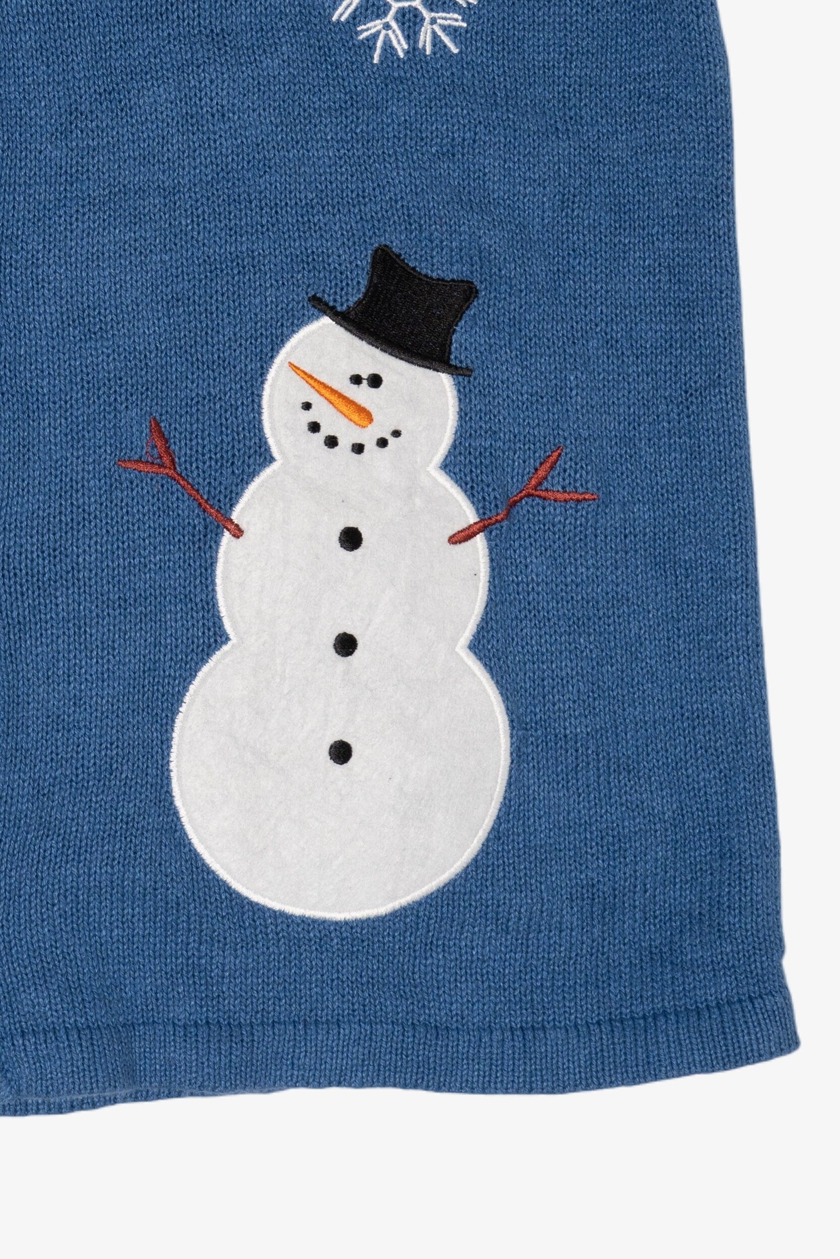 Vintage Holiday Faire Snowmen Ugly Christmas Sweater (2000s)