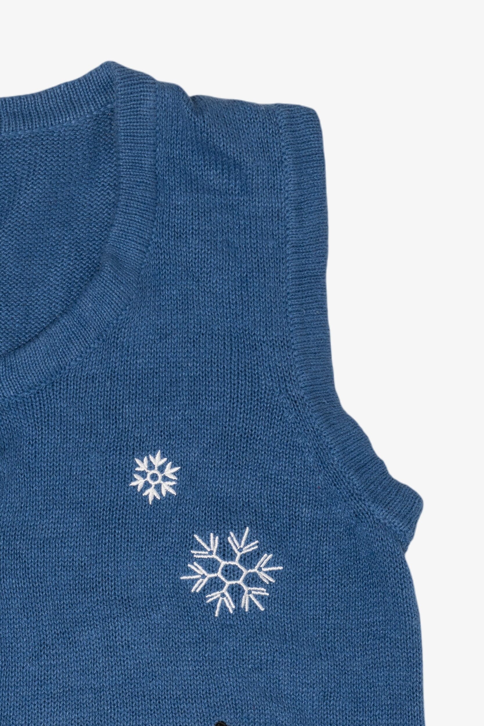 Vintage Holiday Faire Snowmen Ugly Christmas Sweater (2000s)