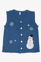 Vintage Holiday Faire Snowmen Ugly Christmas Sweater (2000s)