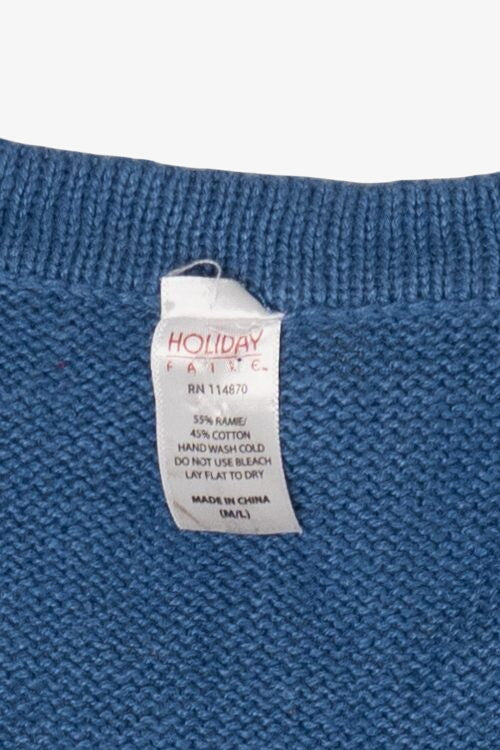 Vintage Holiday Faire Snowmen Ugly Christmas Sweater (2000s)