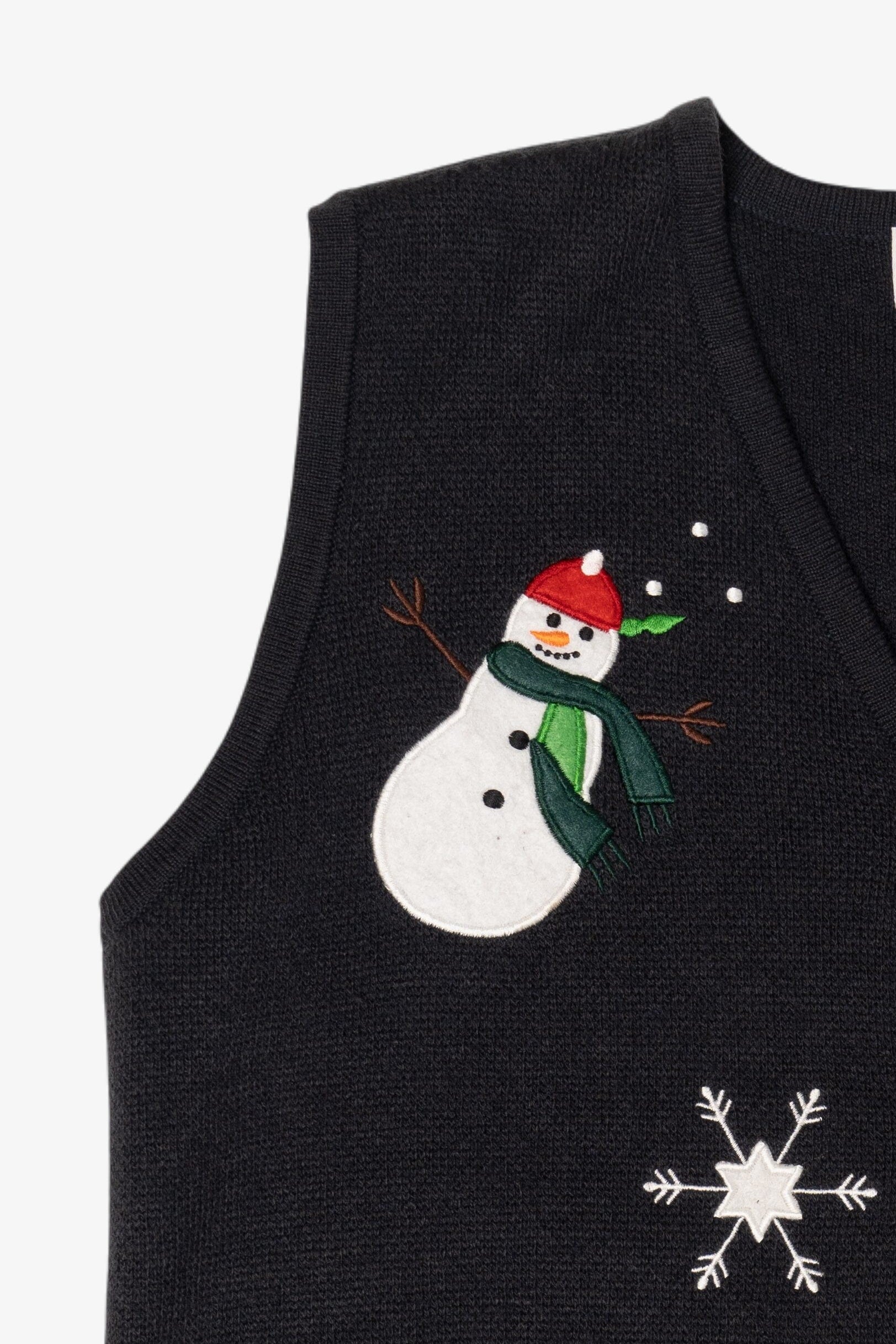 Vintage Croft & Barrow Snowmen Ugly Christmas Vest (2000s)