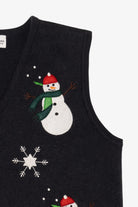Vintage Croft & Barrow Snowmen Ugly Christmas Vest (2000s)