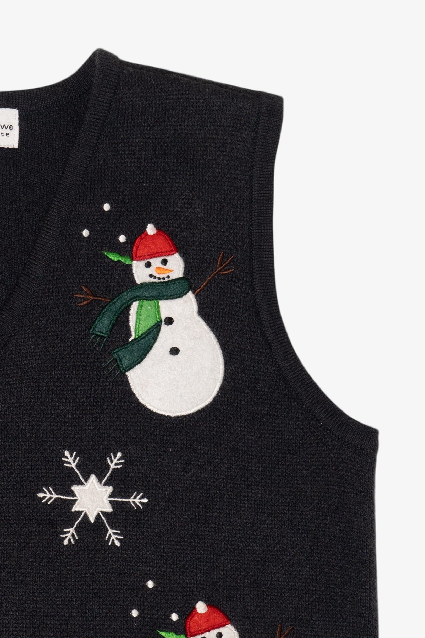 Vintage Croft & Barrow Snowmen Ugly Christmas Vest (2000s)