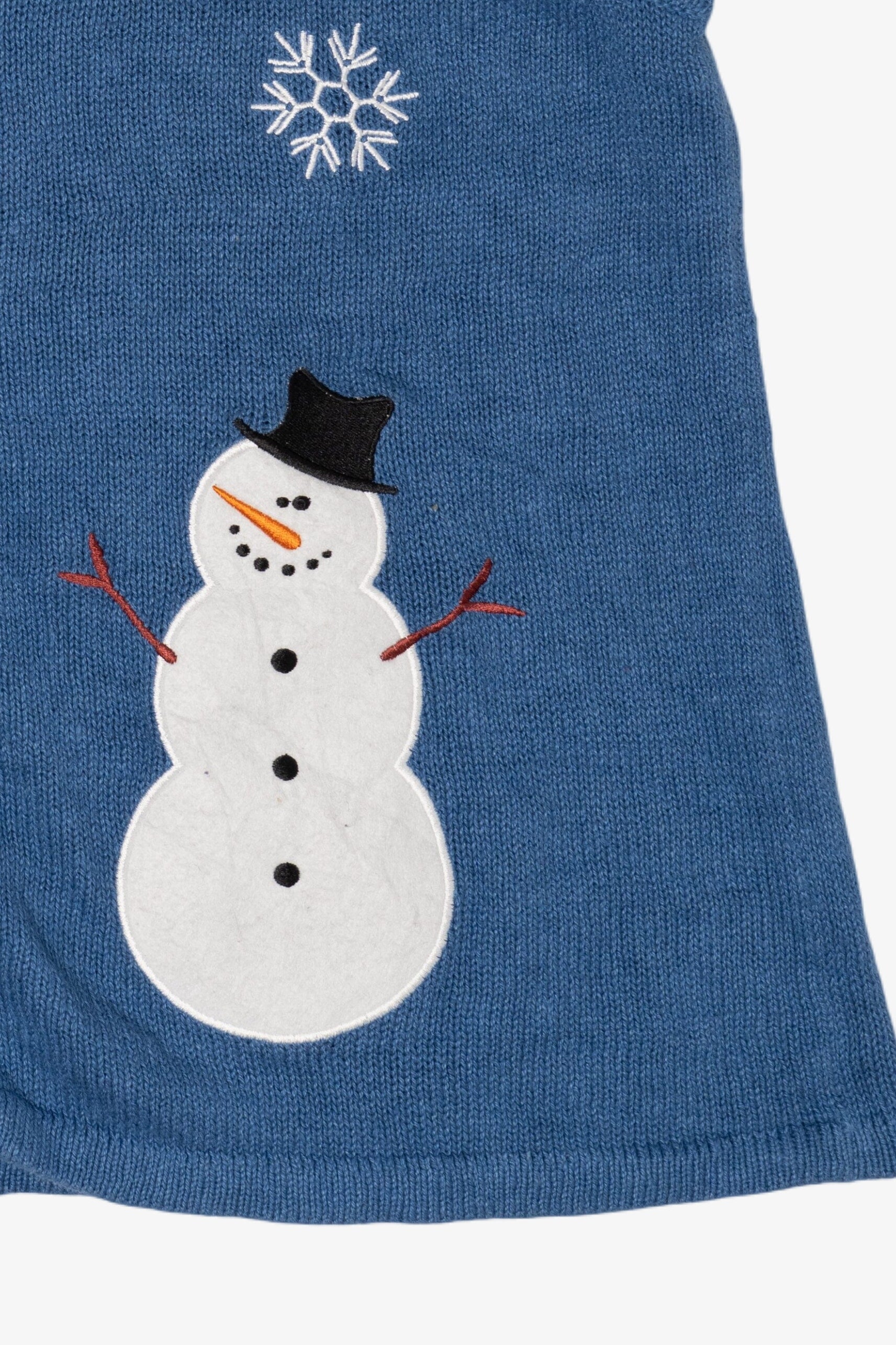 Vintage Holiday Faire Snowmen Ugly Christmas Sweater (2000s)