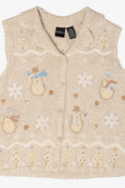 Vintage Erika Snowmen Ugly Christmas Vest (2000s)