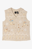 Vintage Erika Snowmen Ugly Christmas Vest (2000s)